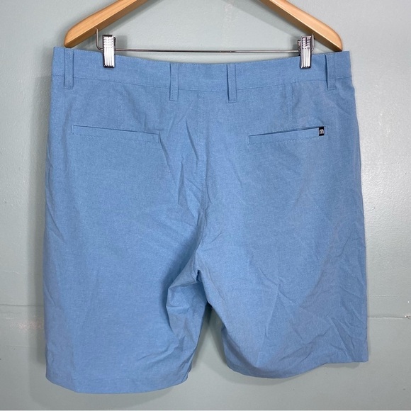 Travis‎ Mathew Baby Blue Shorts Sz 36 - Picture 3 of 3